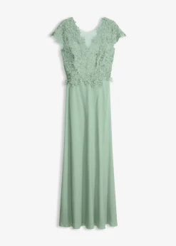 bonprix bonprix Vestido de noche Verde pastel Sale
