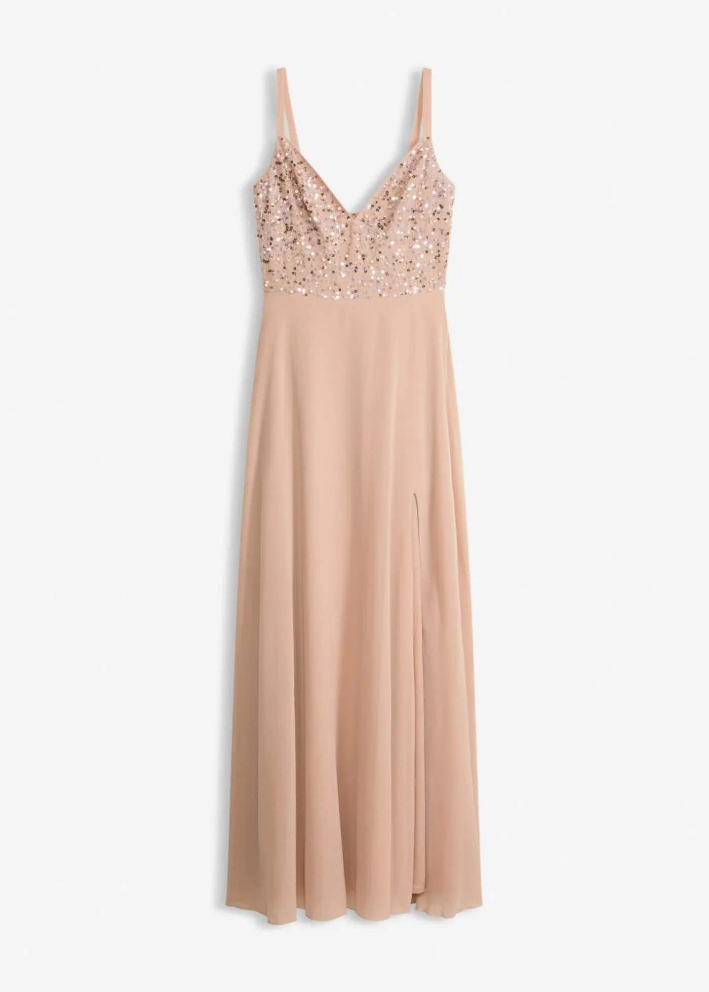 bonprix bonprix Vestido de noche Beige Online