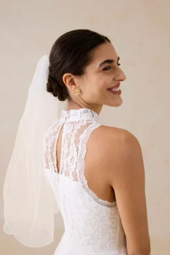 bonprix bonprix Vestido de novia de tul y encaje Blanco
