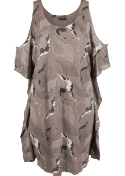 bonprix bonprix Vestido de playa de viscosa Gris