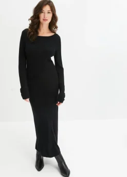bonprix bonprix Vestido de punto Negro Sale