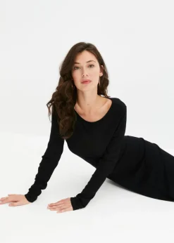 bonprix bonprix Vestido de punto Negro Sale
