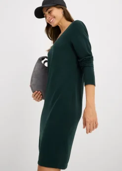 bonprix bonprix Vestido de punto Verde intenso Sale