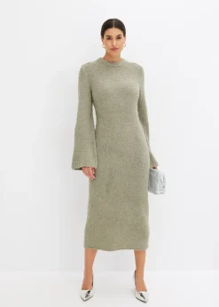 bonprix bonprix Vestido de punto Verde alga