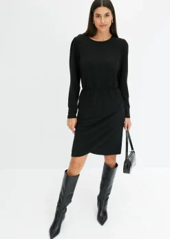 bonprix bonprix Vestido de punto Negro-plata Hot
