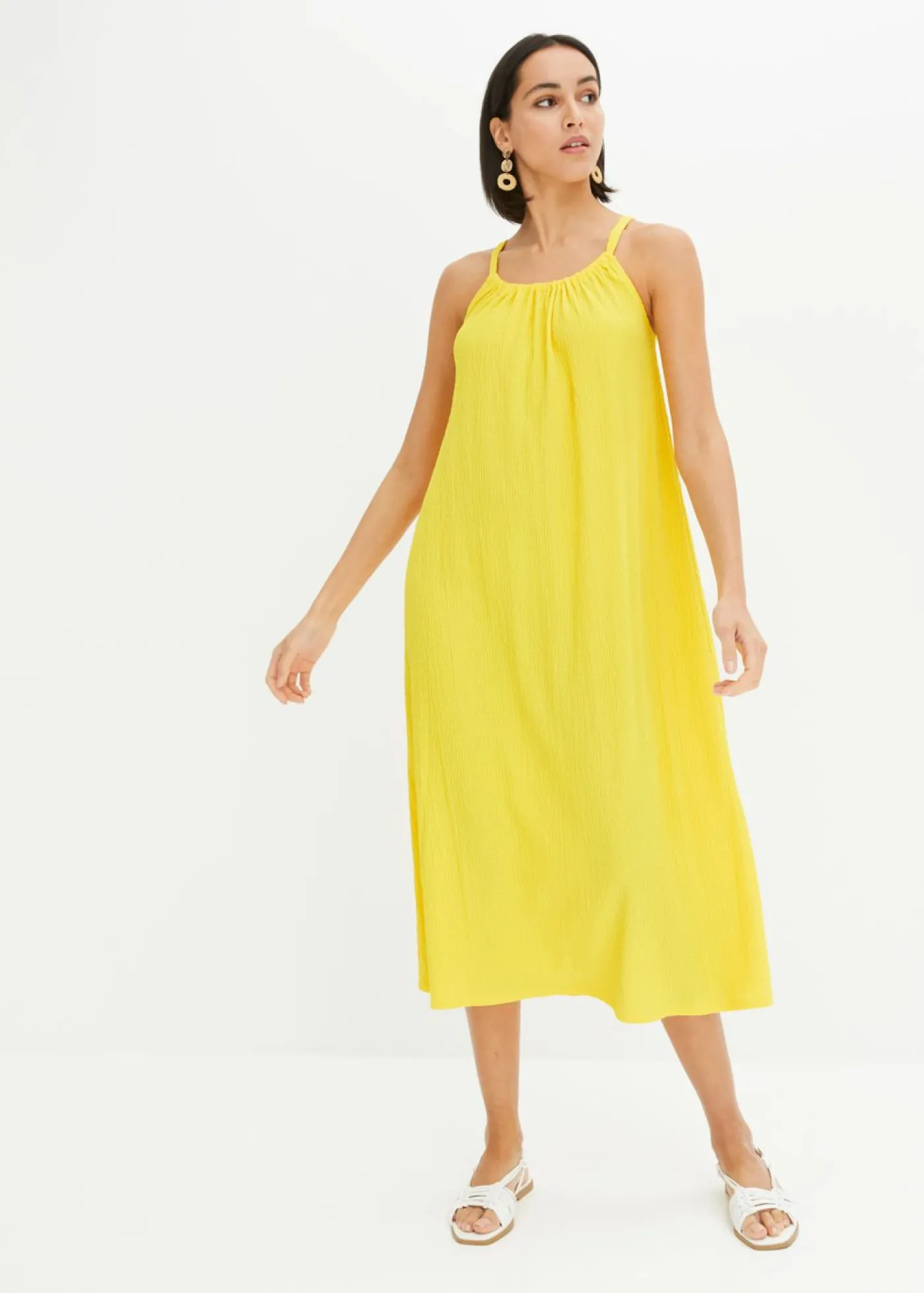bonprix bonprix Vestido de punto Amarillo narciso Hot