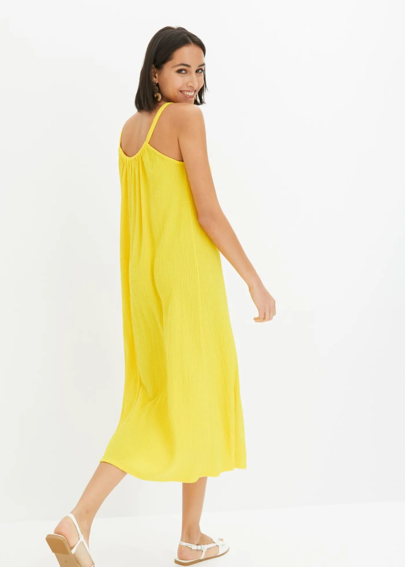 bonprix bonprix Vestido de punto Amarillo narciso Hot