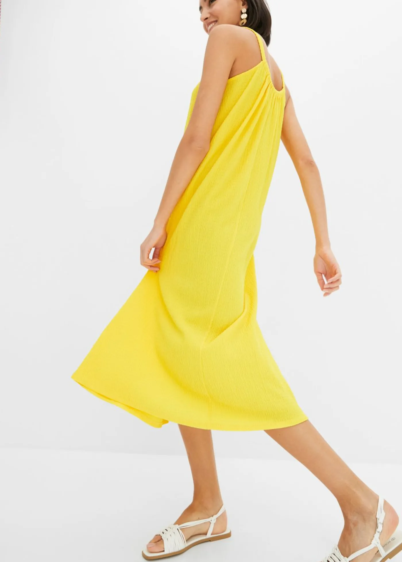 bonprix bonprix Vestido de punto Amarillo narciso Hot