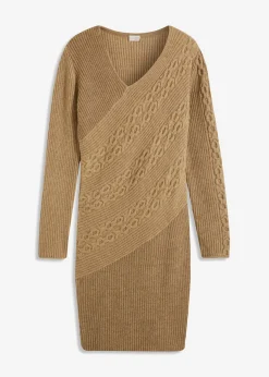 bonprix bonprix Vestido de punto Marrón claro Best