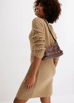 bonprix bonprix Vestido de punto Marrón claro Best