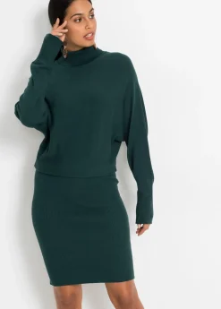 bonprix bonprix Vestido de punto Verde petróleo Hot