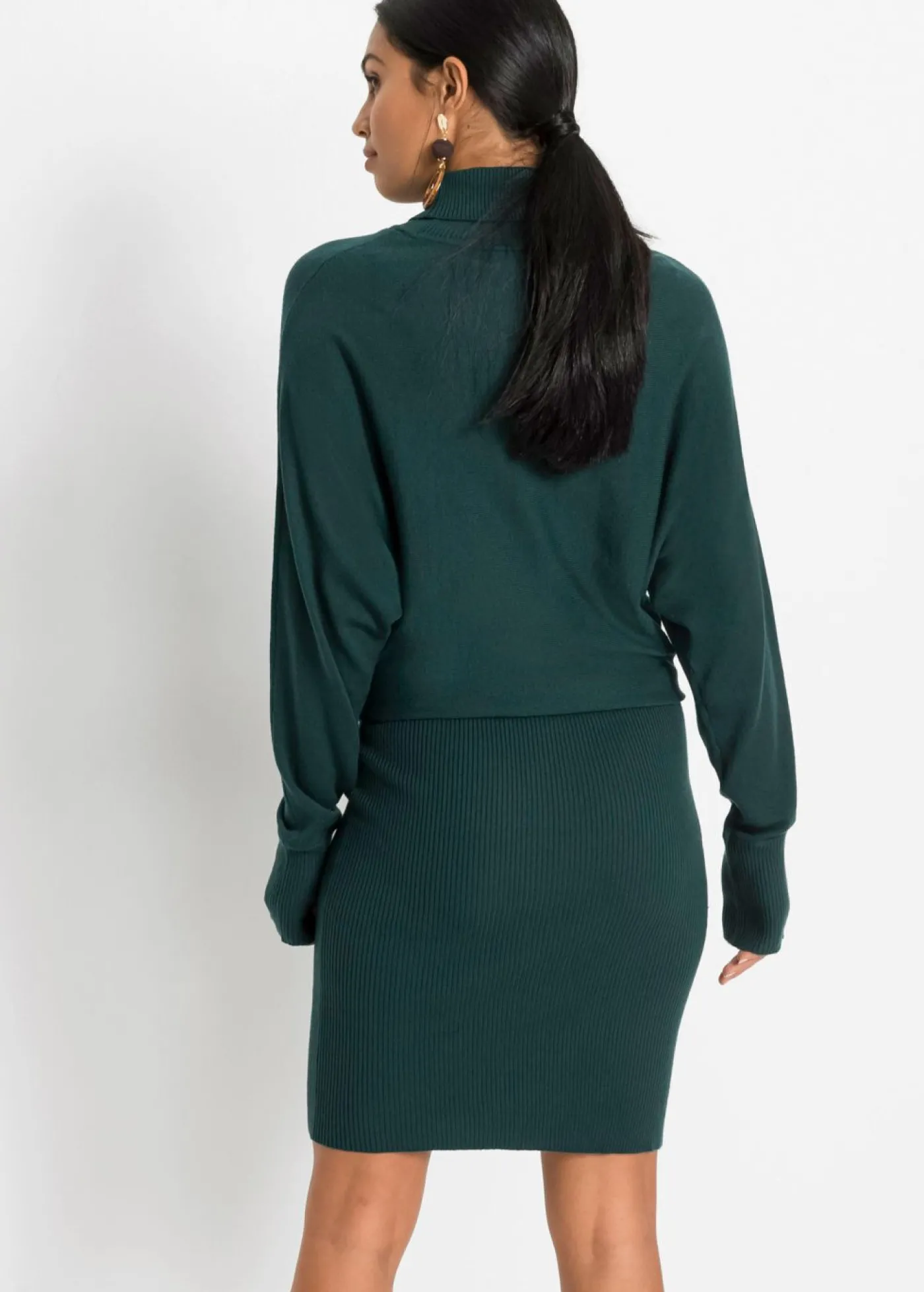 bonprix bonprix Vestido de punto Verde petróleo Hot