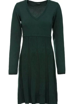 bonprix bonprix Vestido de punto Verde intenso Sale