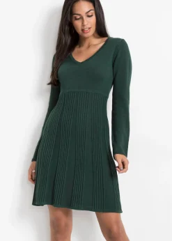 bonprix bonprix Vestido de punto Verde intenso Sale