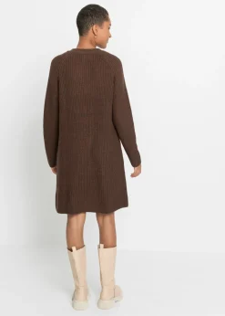 bonprix bonprix Vestido de punto marrón Sale