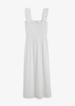 bonprix bonprix Vestido de punto Blanco Sale