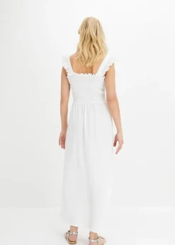 bonprix bonprix Vestido de punto Blanco Sale