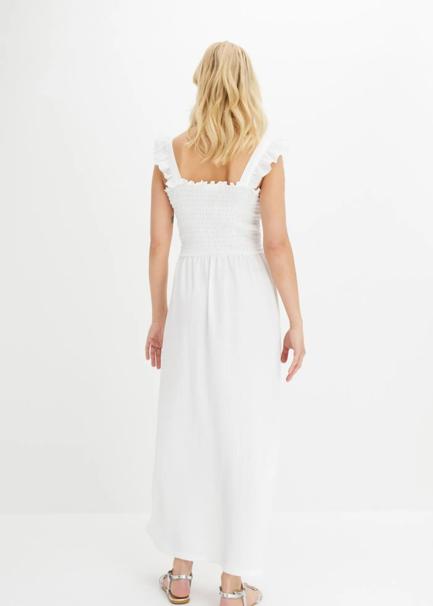 bonprix bonprix Vestido de punto Blanco Sale