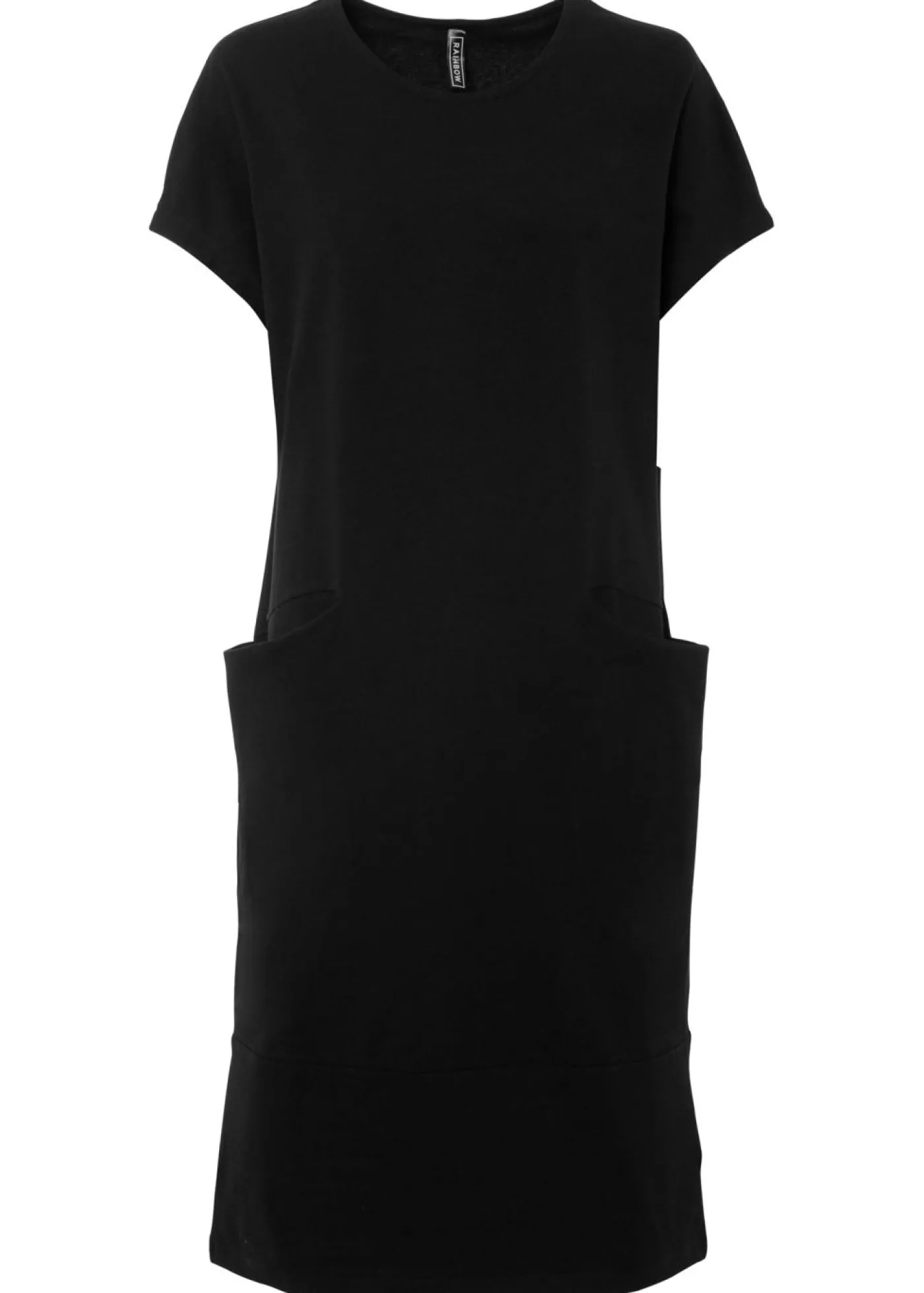 bonprix bonprix Vestido de punto con bolsillos Negro Outlet
