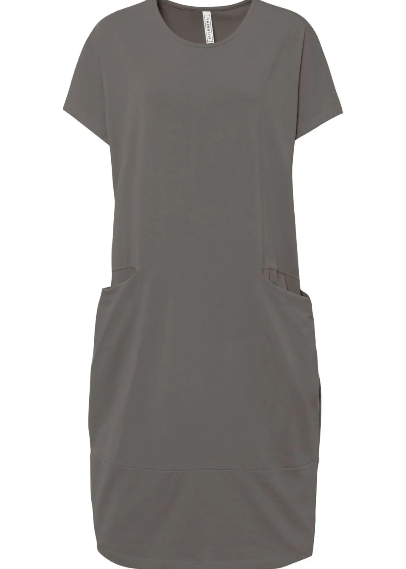 bonprix bonprix Vestido de punto con bolsillos Gris New
