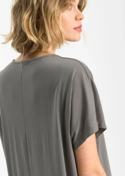 bonprix bonprix Vestido de punto con bolsillos Gris New