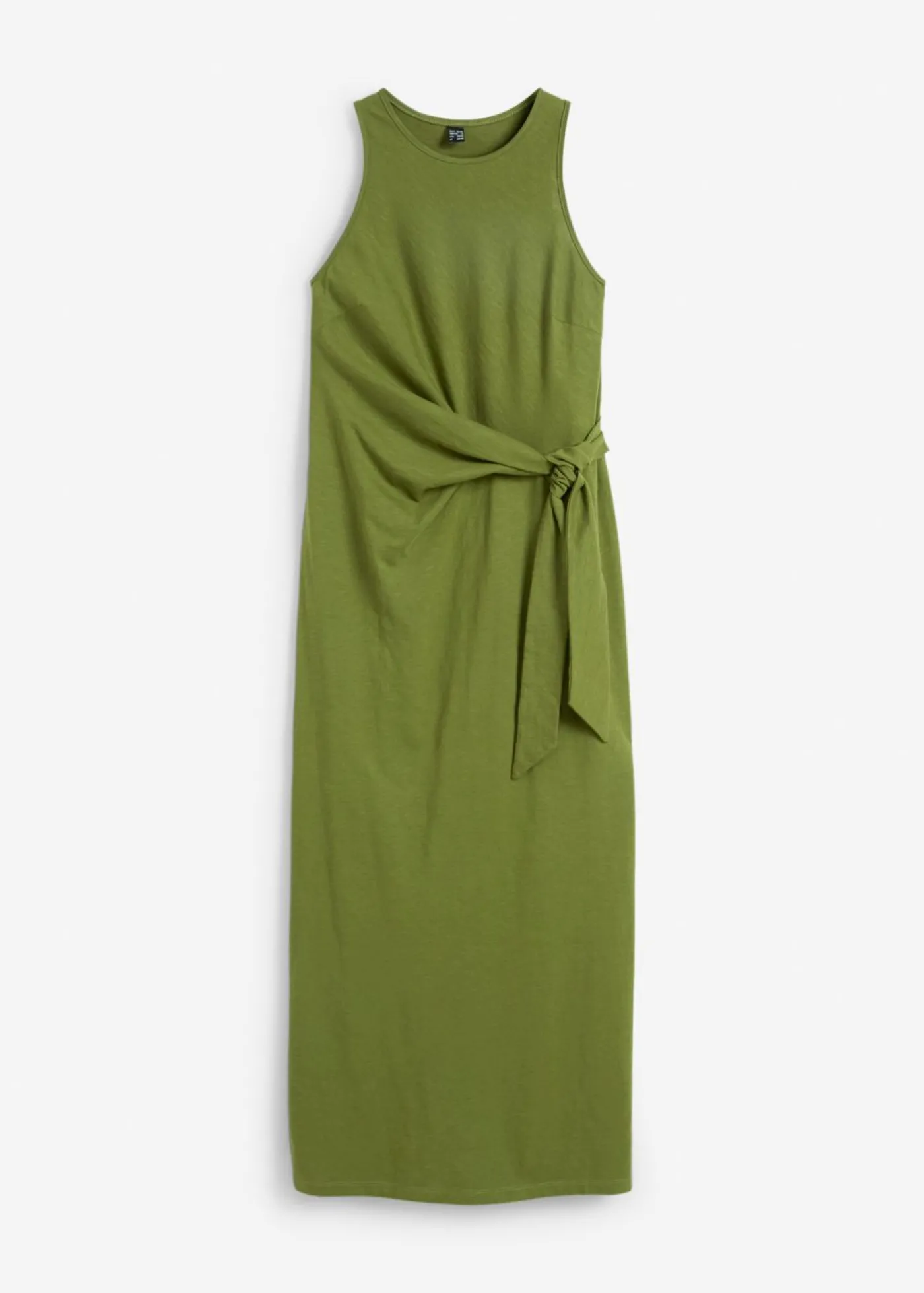 bonprix bonprix Vestido de punto con nudo Musgo oscuro Hot