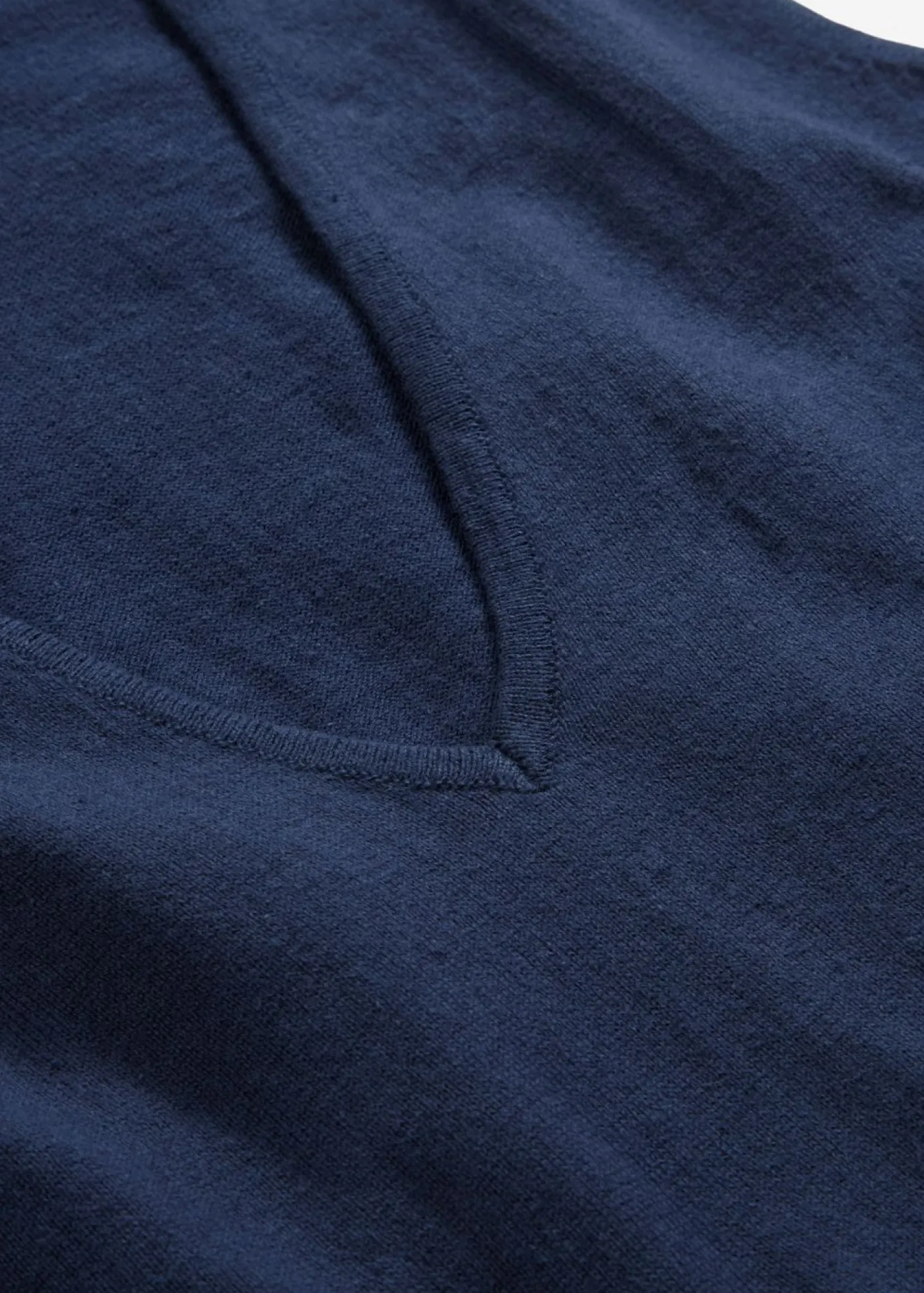 bonprix bonprix Vestido de punto de algodón puro Azul marino Clearance