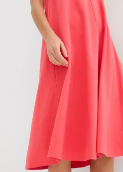 bonprix bonprix Vestido de punto de algodón orgánico puro rosa paraíso Discount
