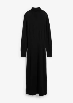 bonprix bonprix Vestido de punto de lana merina Negro Sale