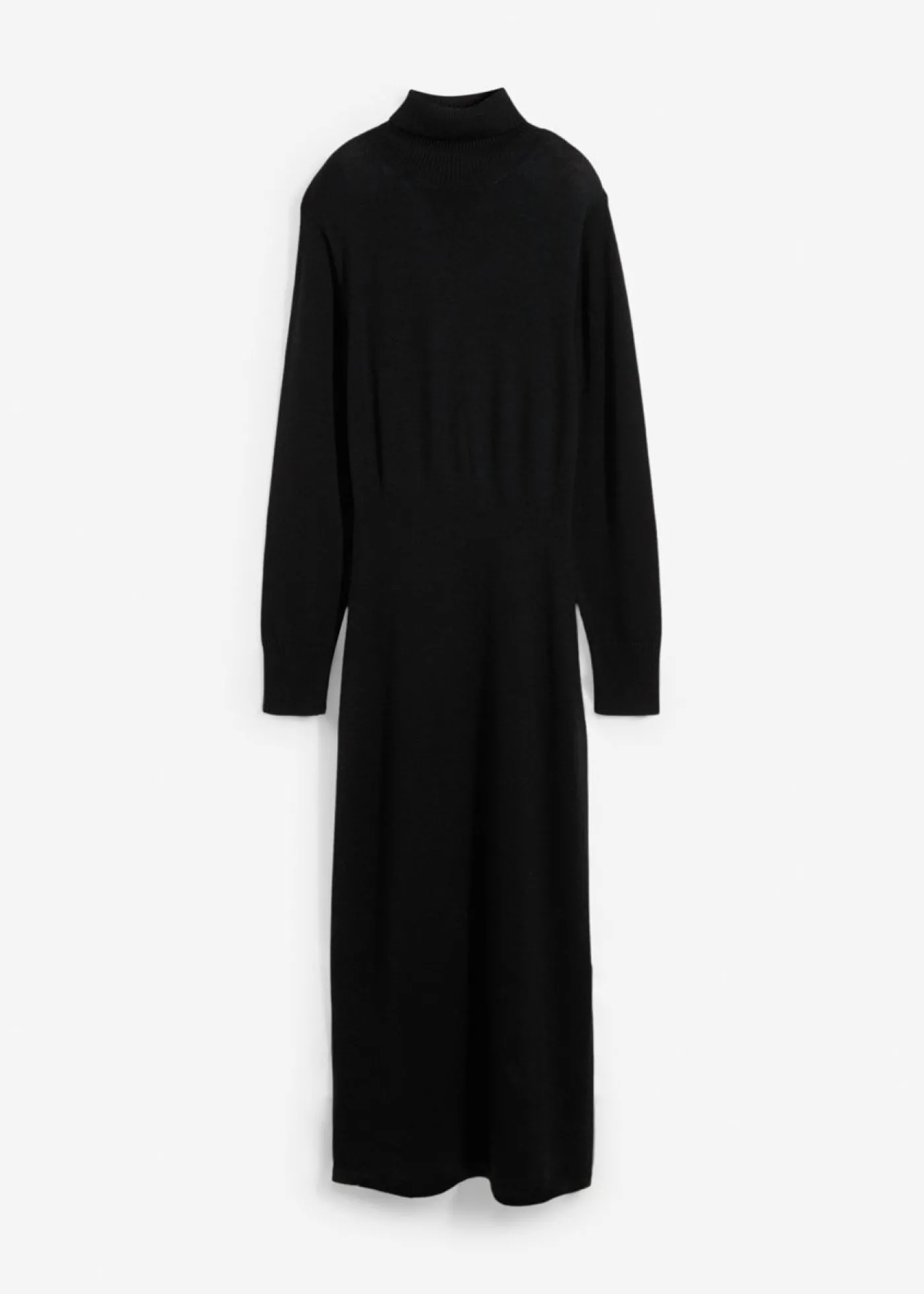 bonprix bonprix Vestido de punto de lana merina Negro Sale