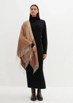 bonprix bonprix Vestido de punto de lana merina Negro Sale