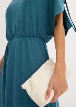 bonprix bonprix Vestido de punto de mezcla de modal suave verde pimiento Hot