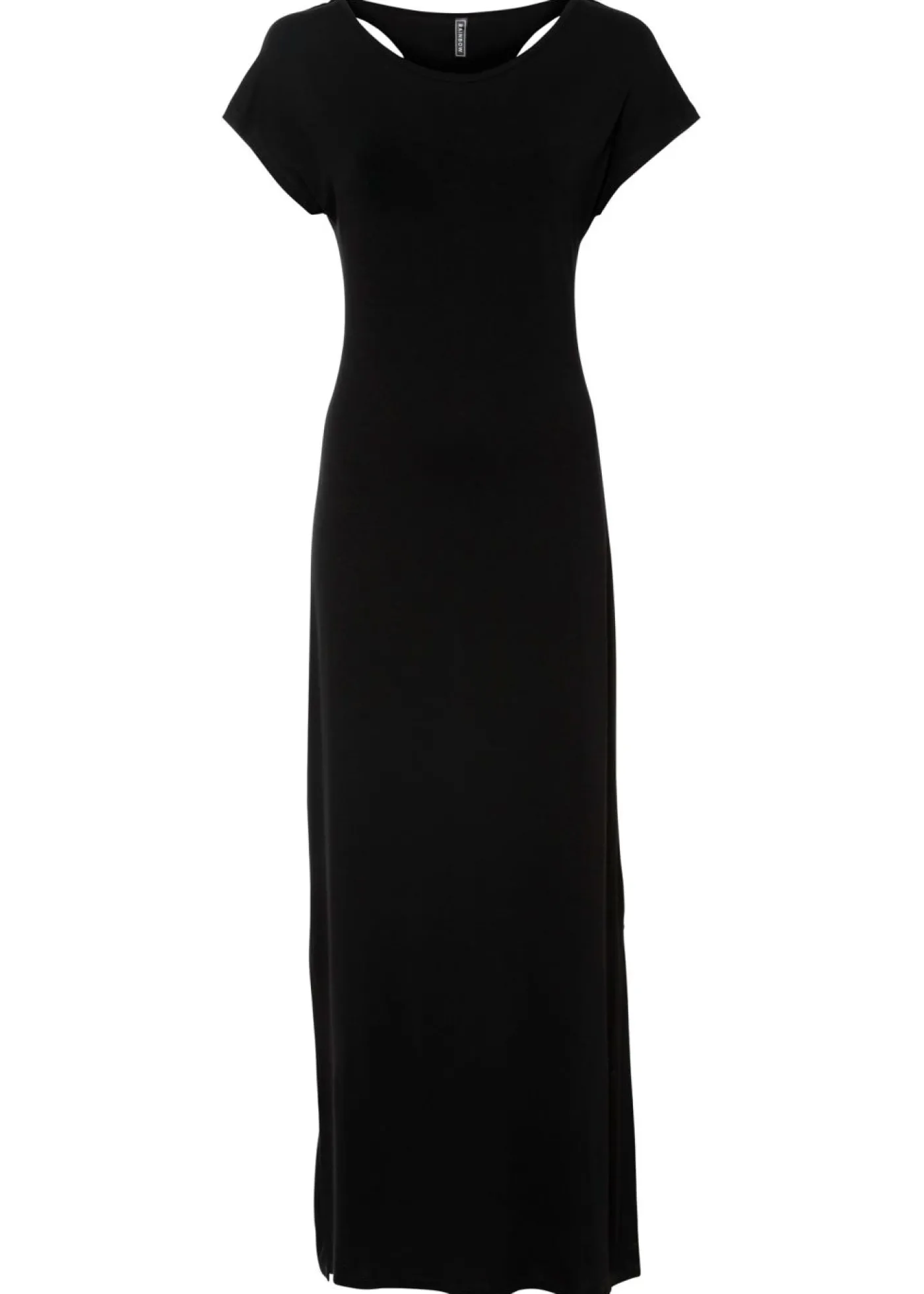bonprix bonprix Vestido de punto de mezcla fluida de viscosa y elastano Negro Hot