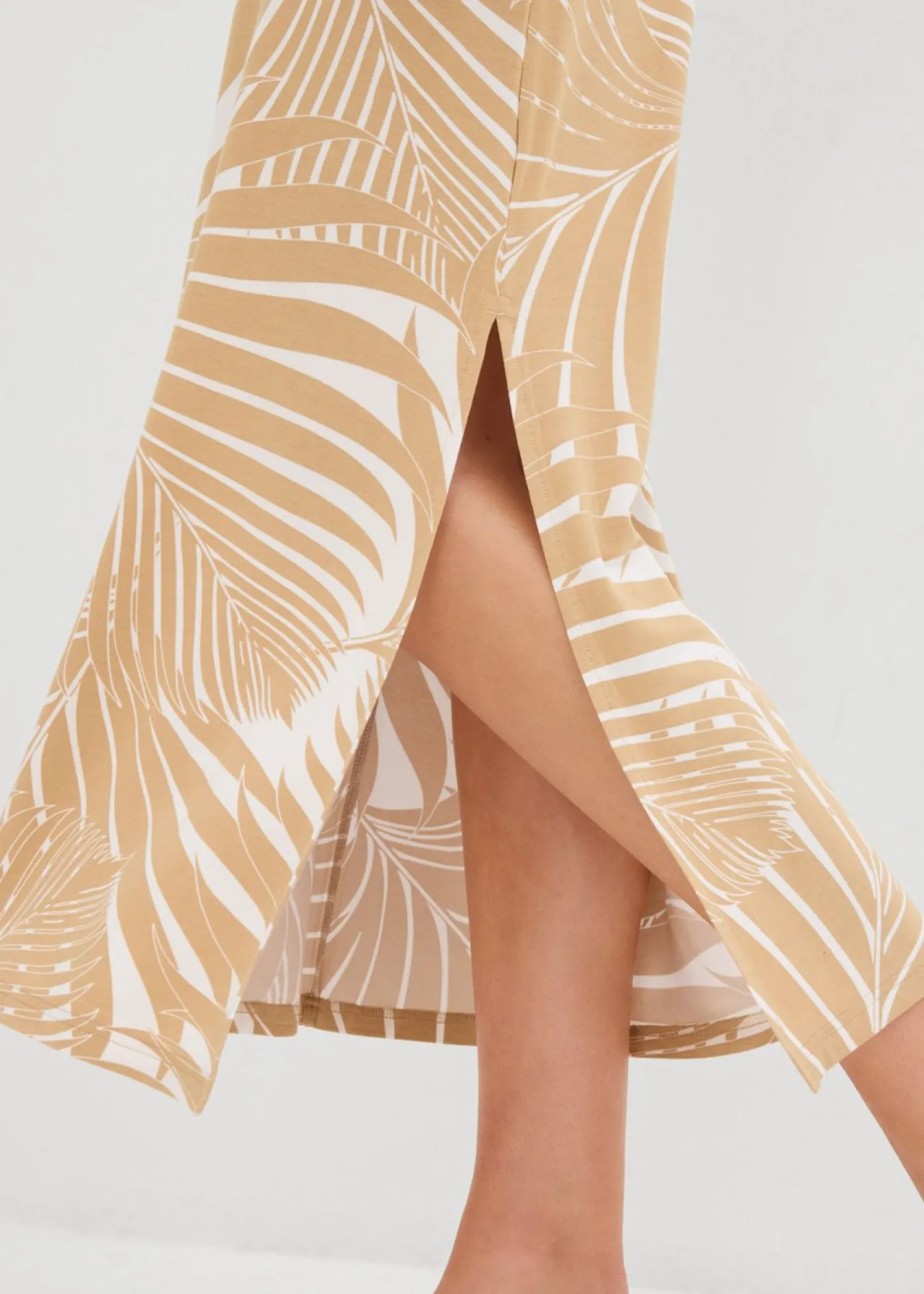 bonprix bonprix Vestido de punto de mezcla de viscosa fluida blanco lana-beige nuevo Discount