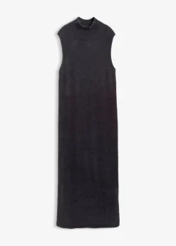 bonprix bonprix Vestido de punto de mezcla de viscosa Antracita jaspeado Hot