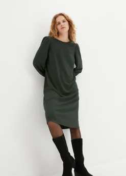 bonprix bonprix Vestido de punto de Punto di Roma pino