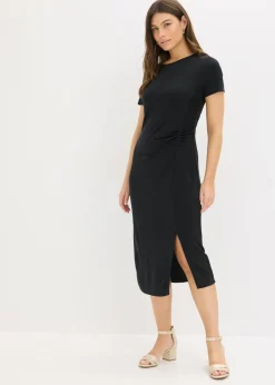 bonprix bonprix Vestido de punto de viscosa sostenible Negro Best