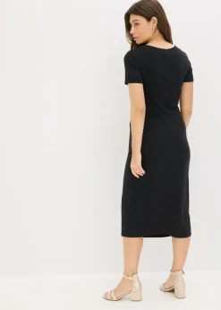bonprix bonprix Vestido de punto de viscosa sostenible Negro Best