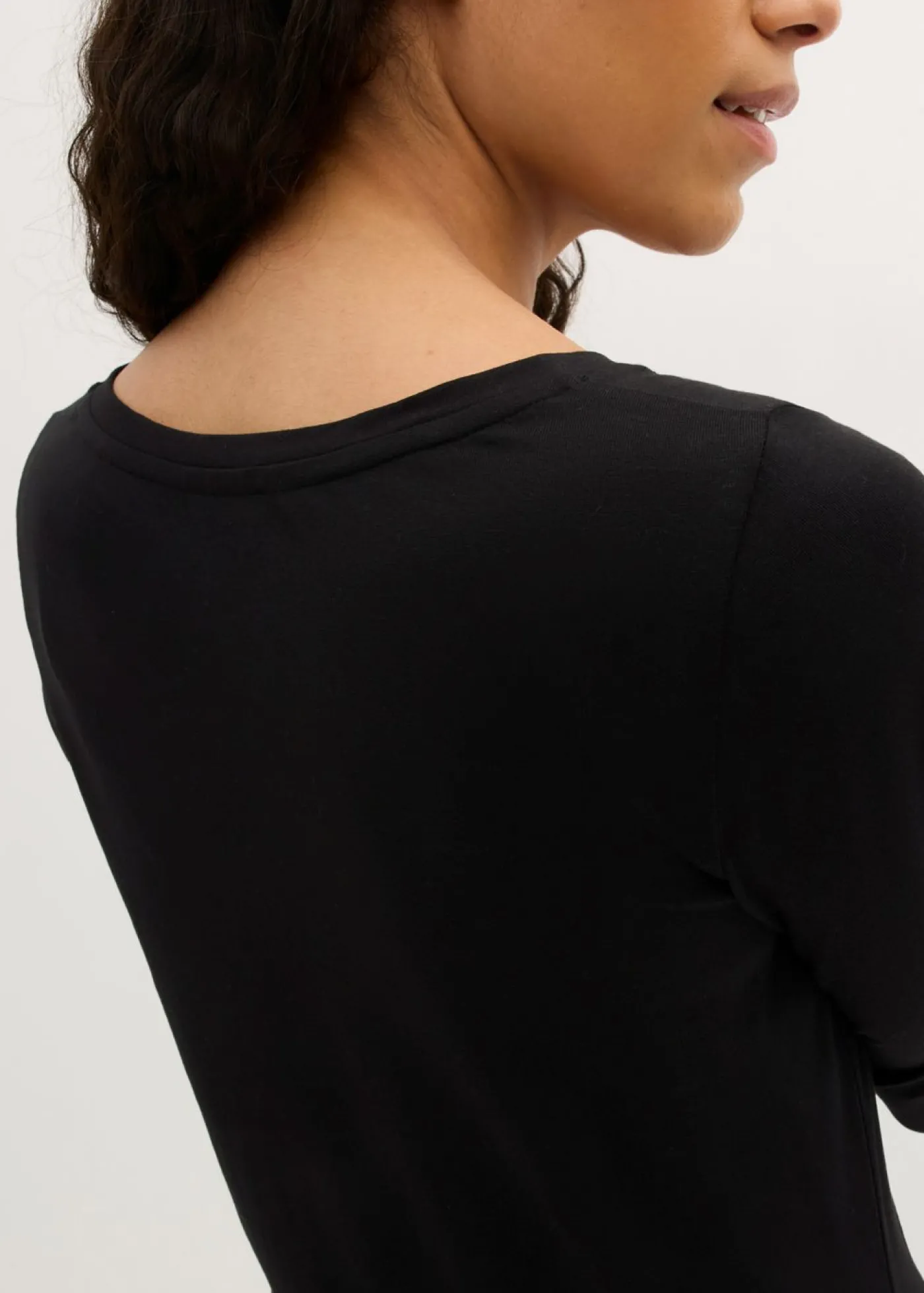 bonprix bonprix Vestido de punto de viscosa (2 unidades) Negro-negro Clearance