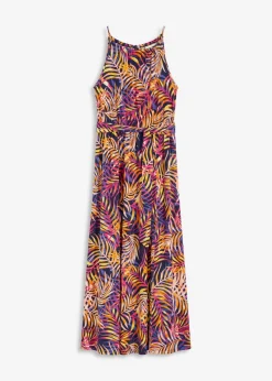 bonprix bonprix Vestido de punto estampado Azul Outlet