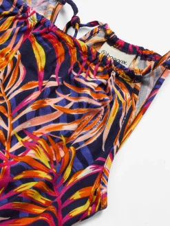 bonprix bonprix Vestido de punto estampado Azul Outlet
