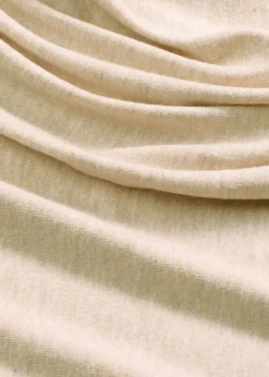 bonprix bonprix Vestido de punto fino de mezcla de viscosa suave gris guijarro moteado Sale