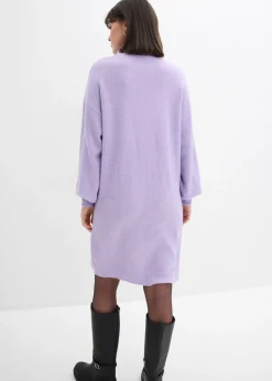 bonprix bonprix Vestido de punto jaspeado lila pastel