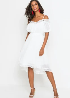 bonprix bonprix Vestido de tirantes Blanco Discount
