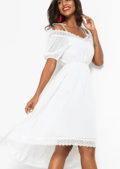 bonprix bonprix Vestido de tirantes Blanco Discount