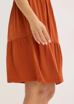 bonprix bonprix Vestido de tirantes con detalle de nudo óxido Hot