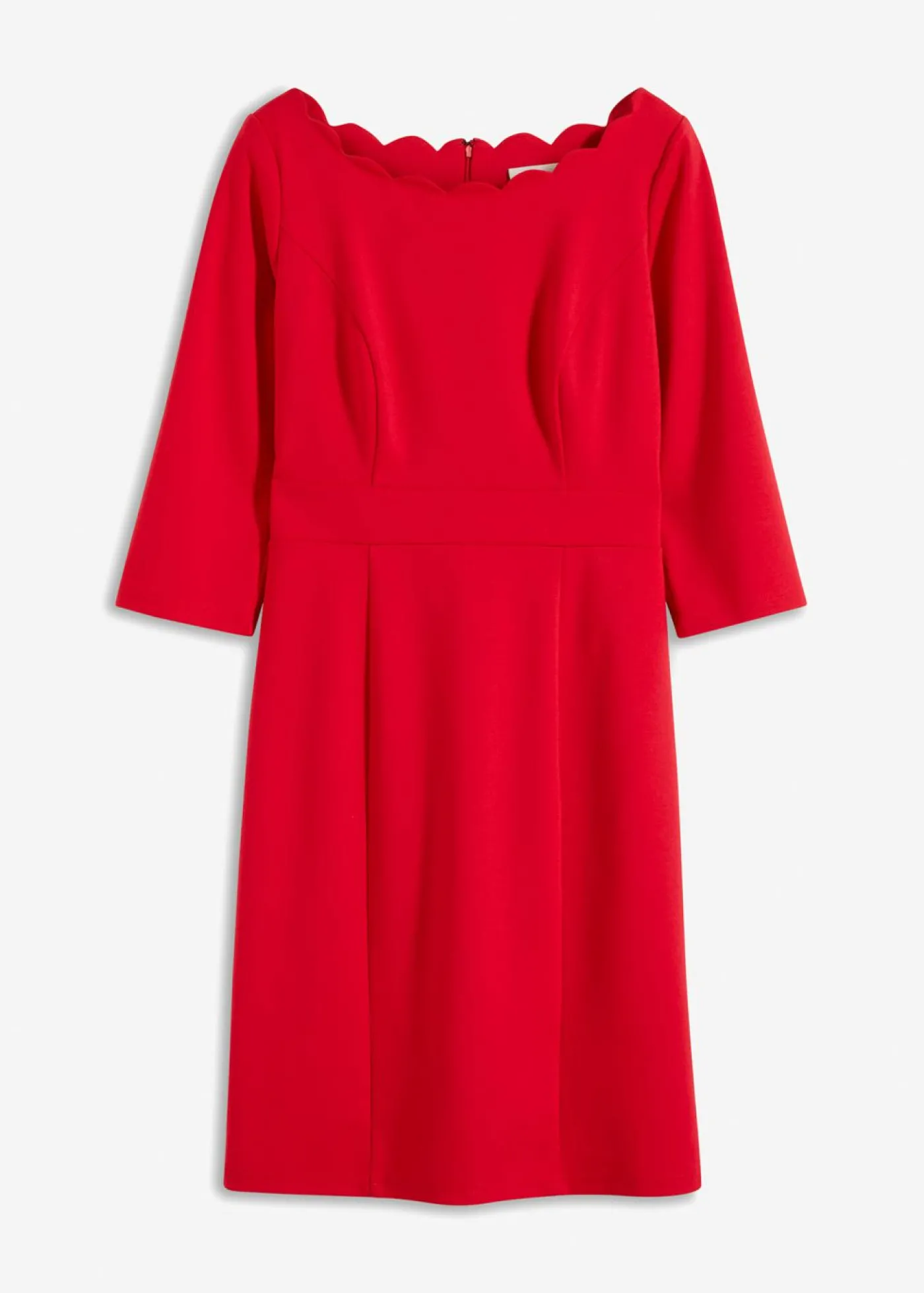bonprix bonprix Vestido de tubo en Punto di Roma Rojo Best