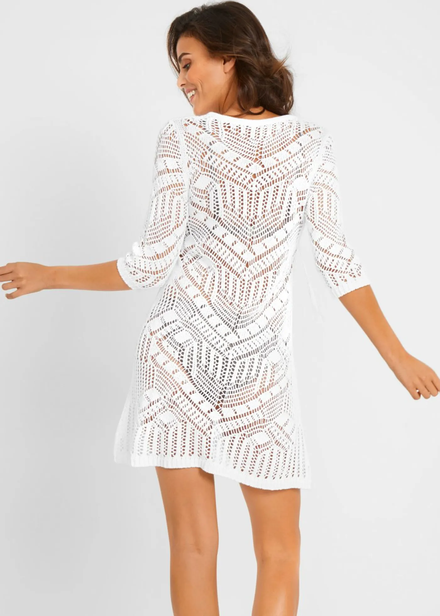 bonprix bonprix Vestido de verano Blanco Online