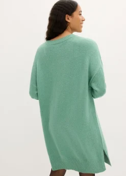 bonprix bonprix Vestido holgado de punto Salvia Hot