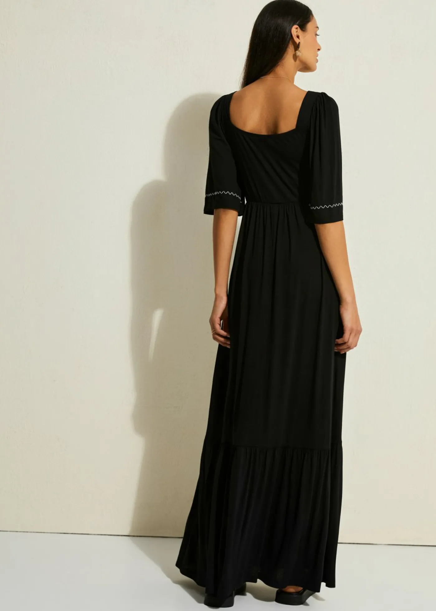 bonprix bonprix Vestido largo Negro New